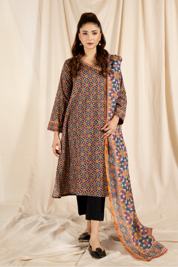 PRET PRINTED LAWN 2 PCS