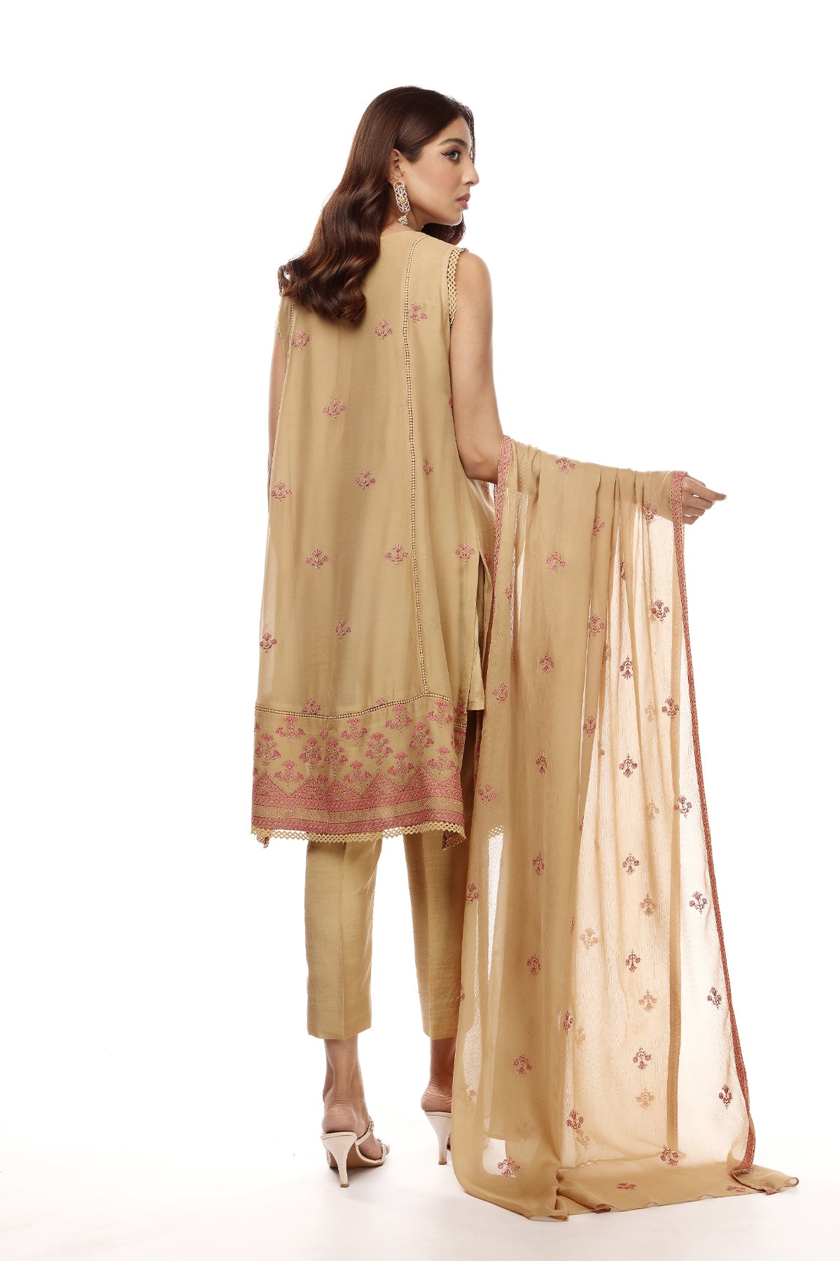 EMBROIDERED CHIFFON 2 PCS