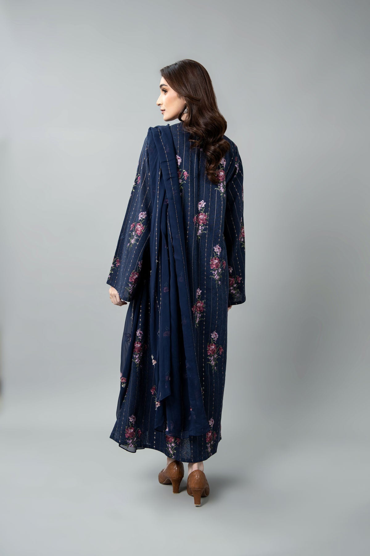 EMBROIDERED COTTON KARANDI 3 PCS (UNSTITCHED)
