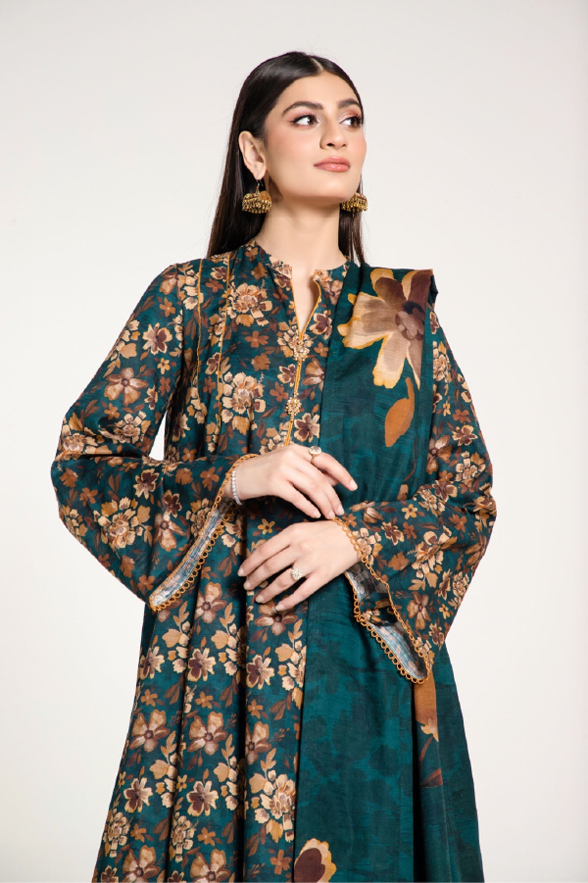 PRINTED SLUB KHADDAR 3 PCS