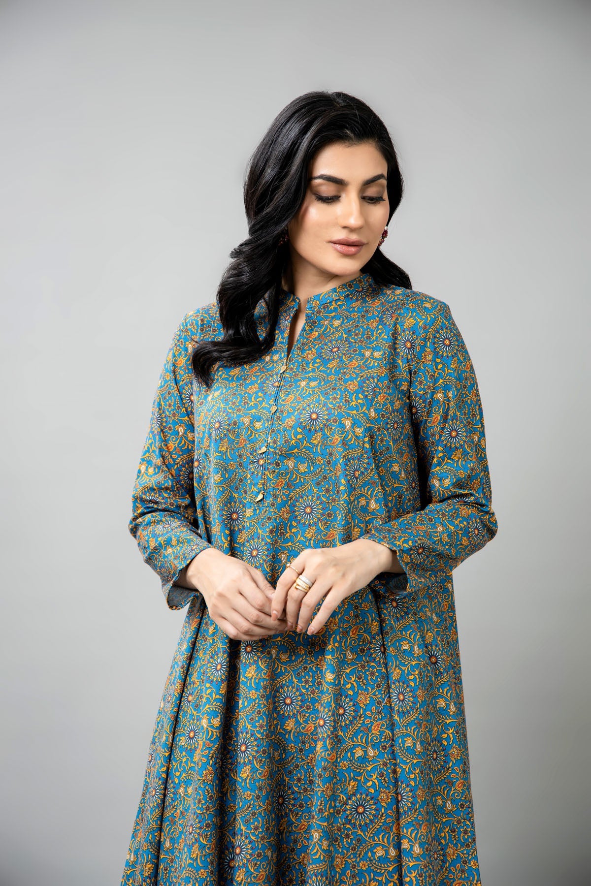 PRET PRINTED SLUB KHADDAR 2 PCS