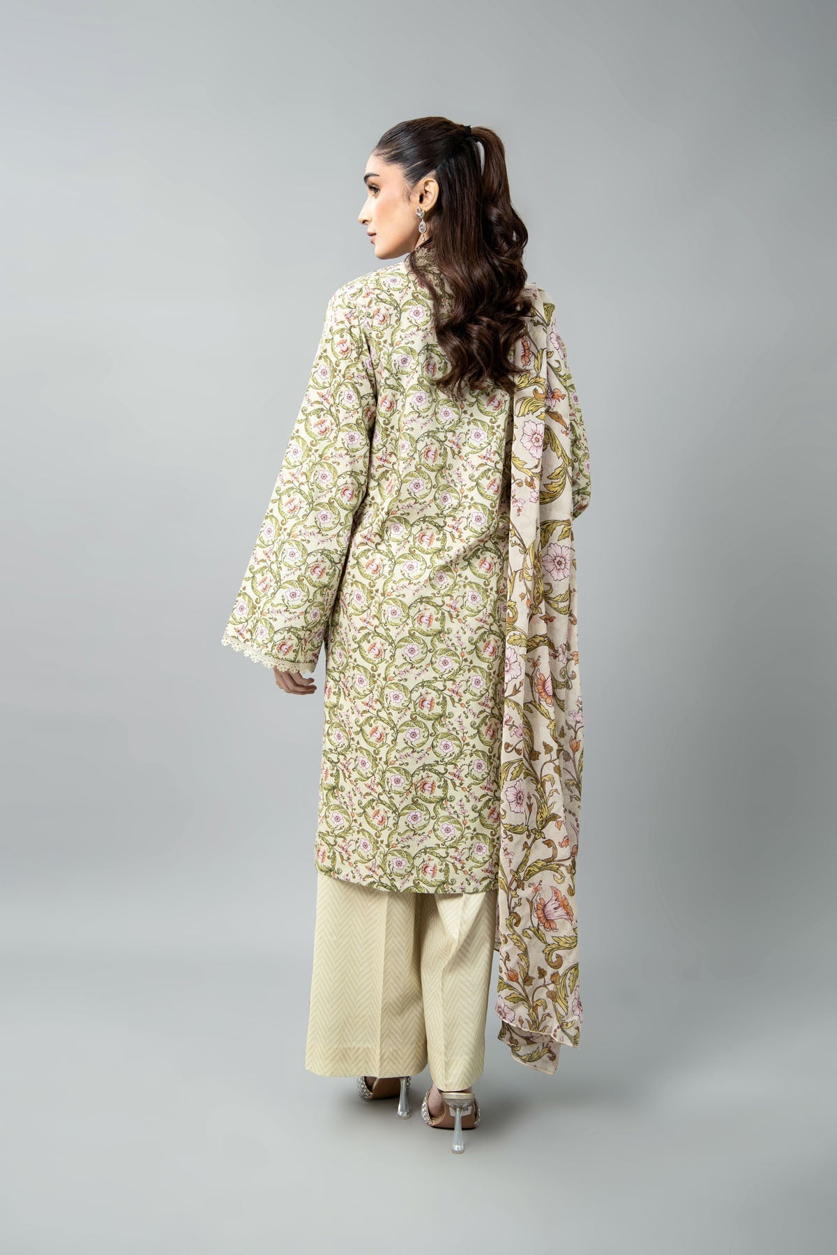 PRINTED CAMBRIC 3 PCS (UNSTITCHED)