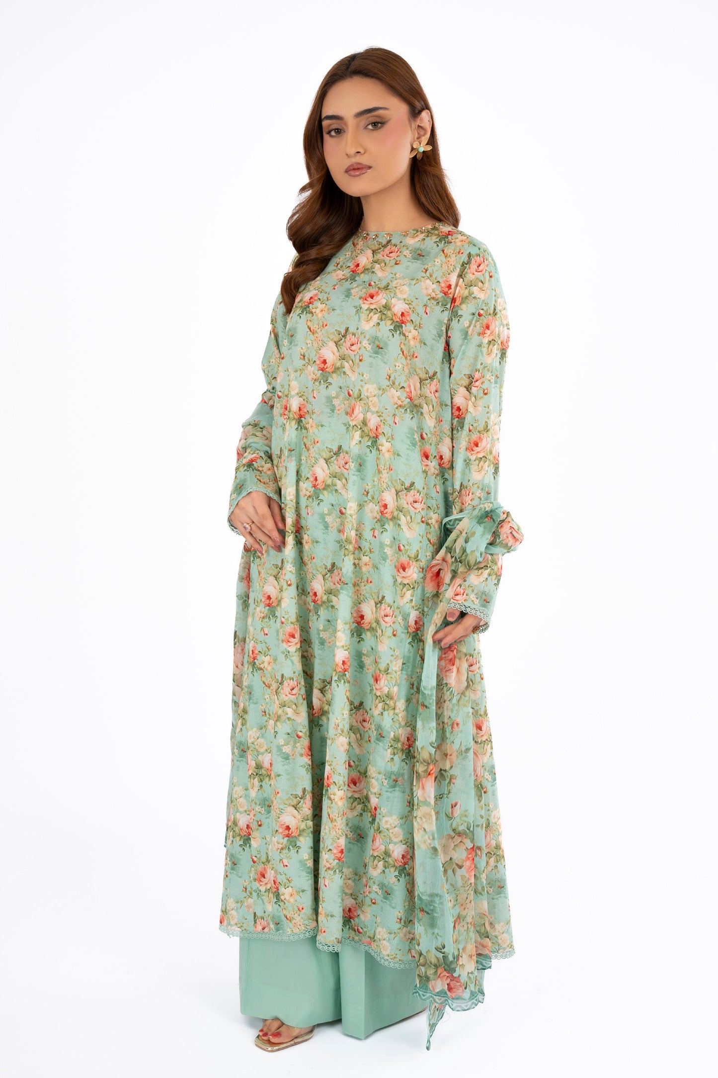 EMBROIDERED & PRINTED LAWN 3 PCS (UNSTITCHED)