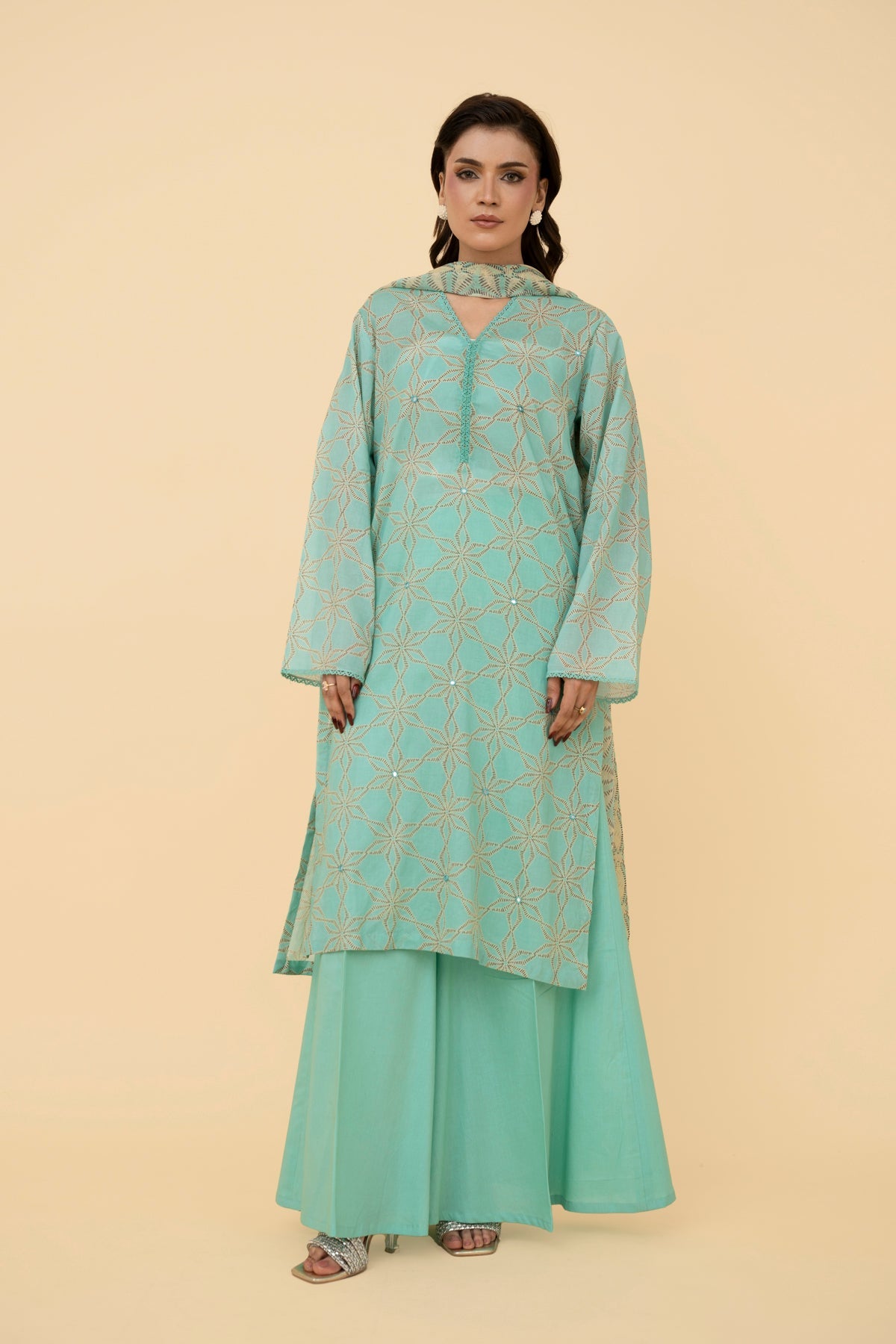 PRINTED & EMBELISHED LAWN 2 PCS (UNSTITCHED)