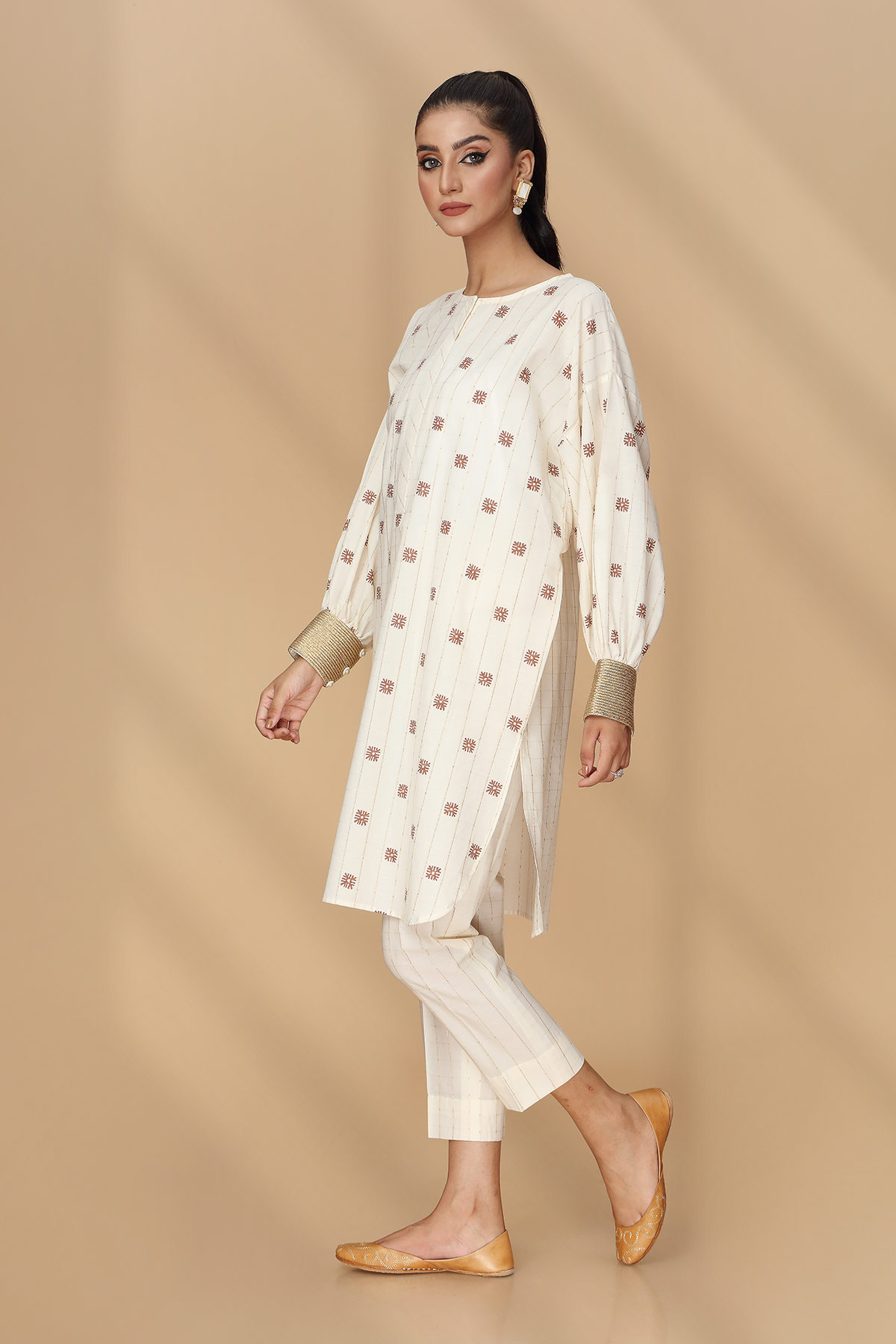 PRET BLOCK PRINTED COTTON JACQUARD 1 PCS
