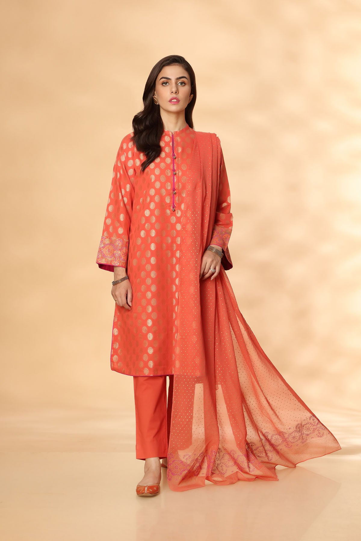 PRET PRINTED COTTON JACQUARD 3 PCS