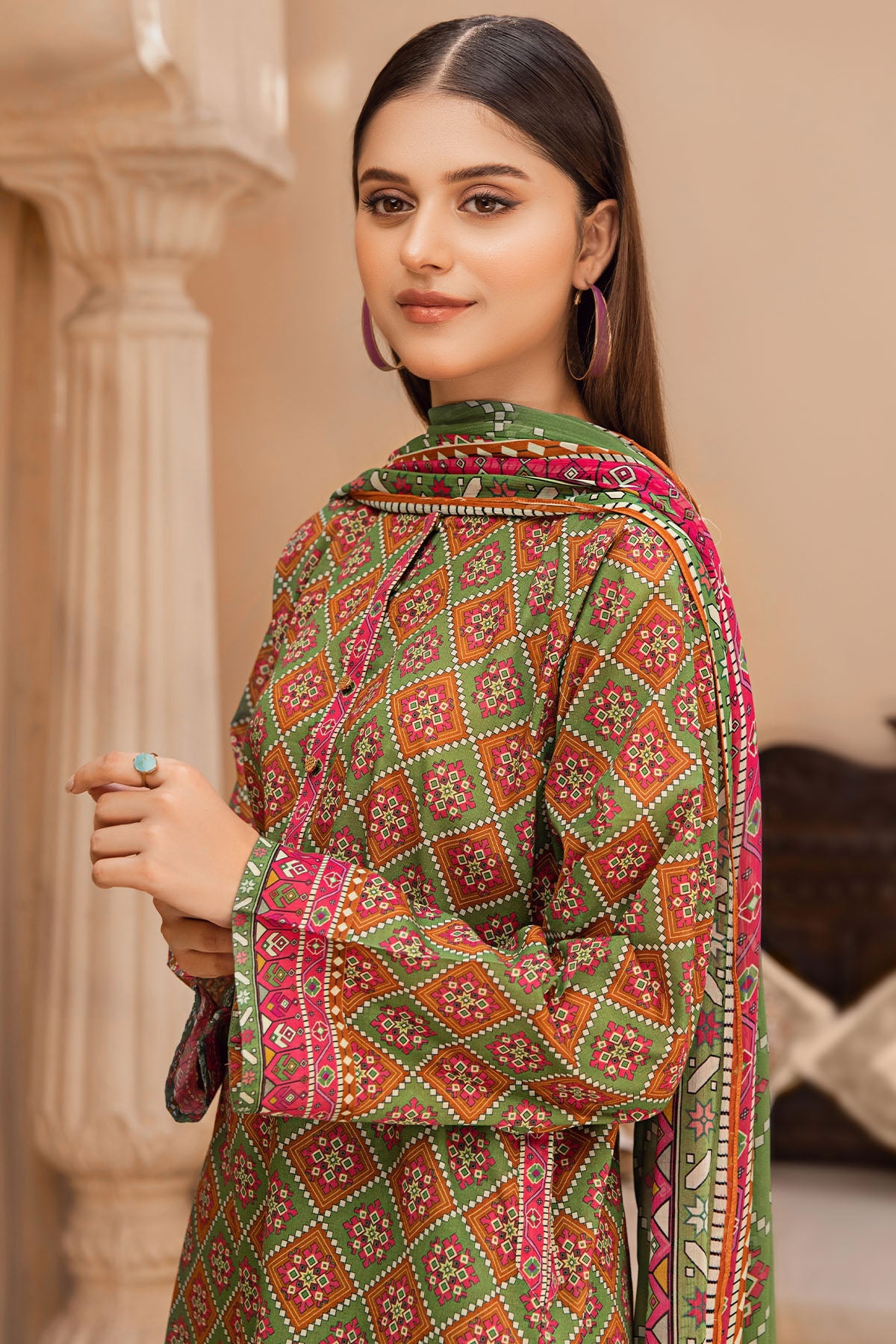 PRET PRINTED LAWN 3 PCS
