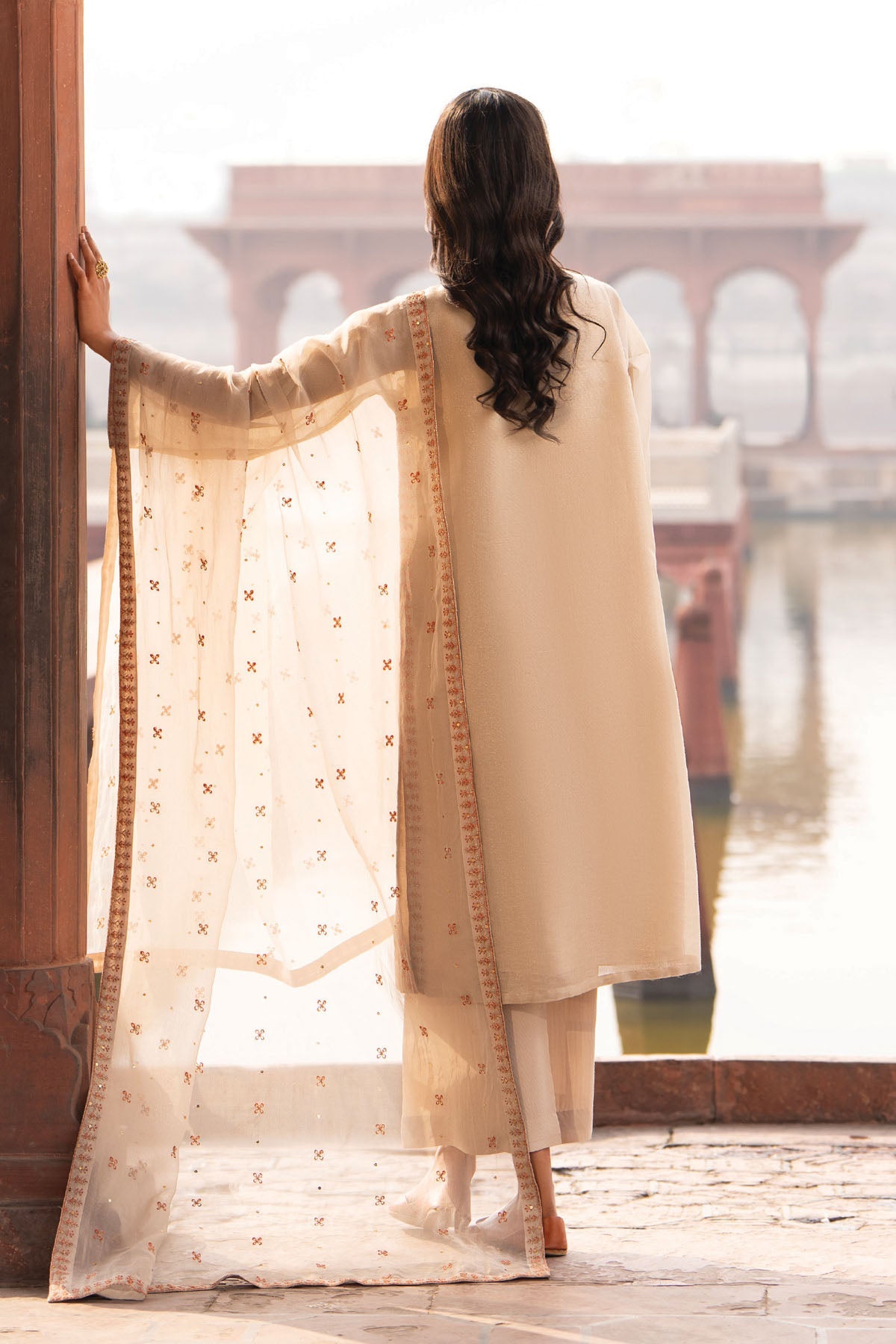 PRET EMBROIDERED & EMBELISHED MASOORI 3 PCS