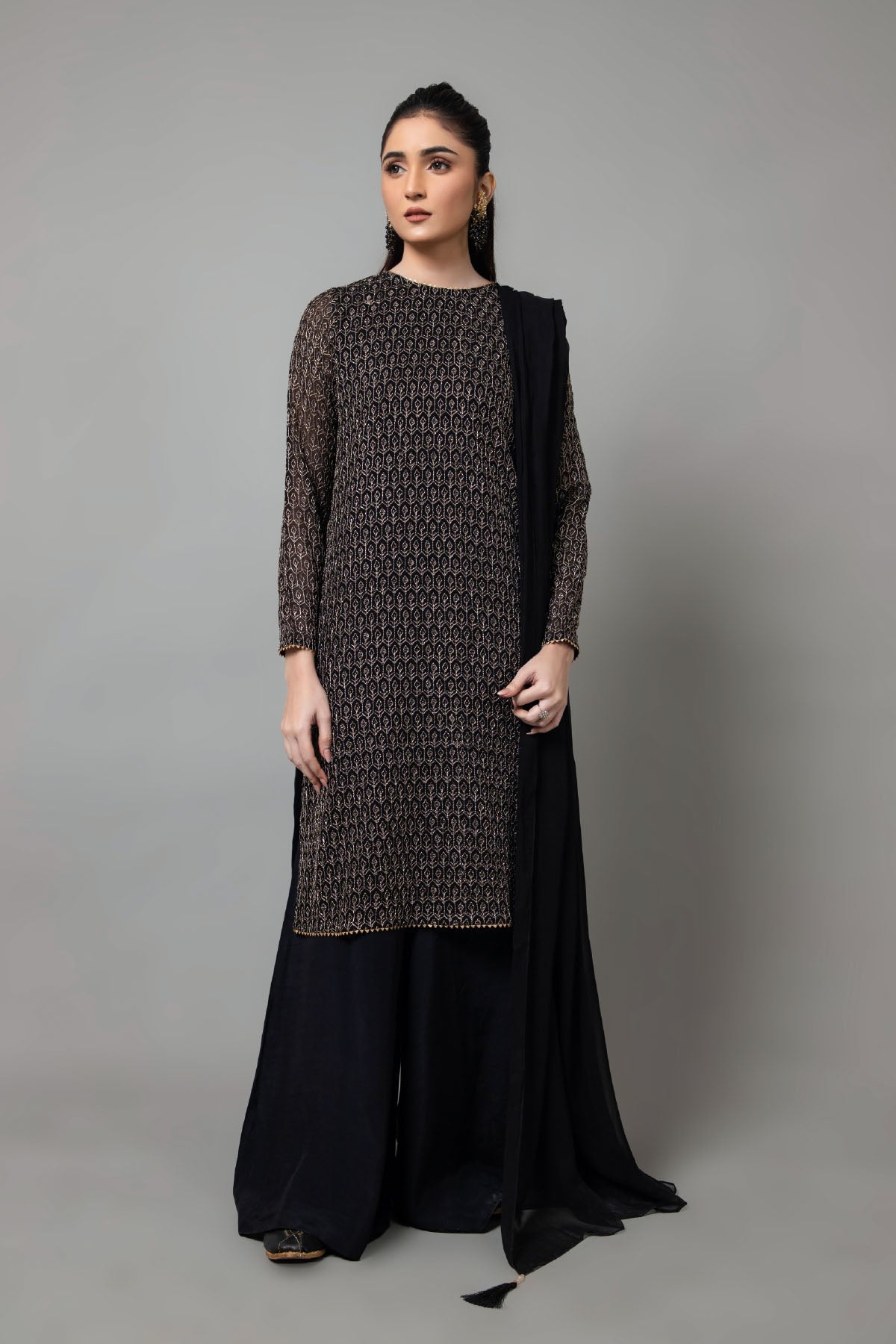 PRET EMBROIDERED CHIFFON 3 PCS