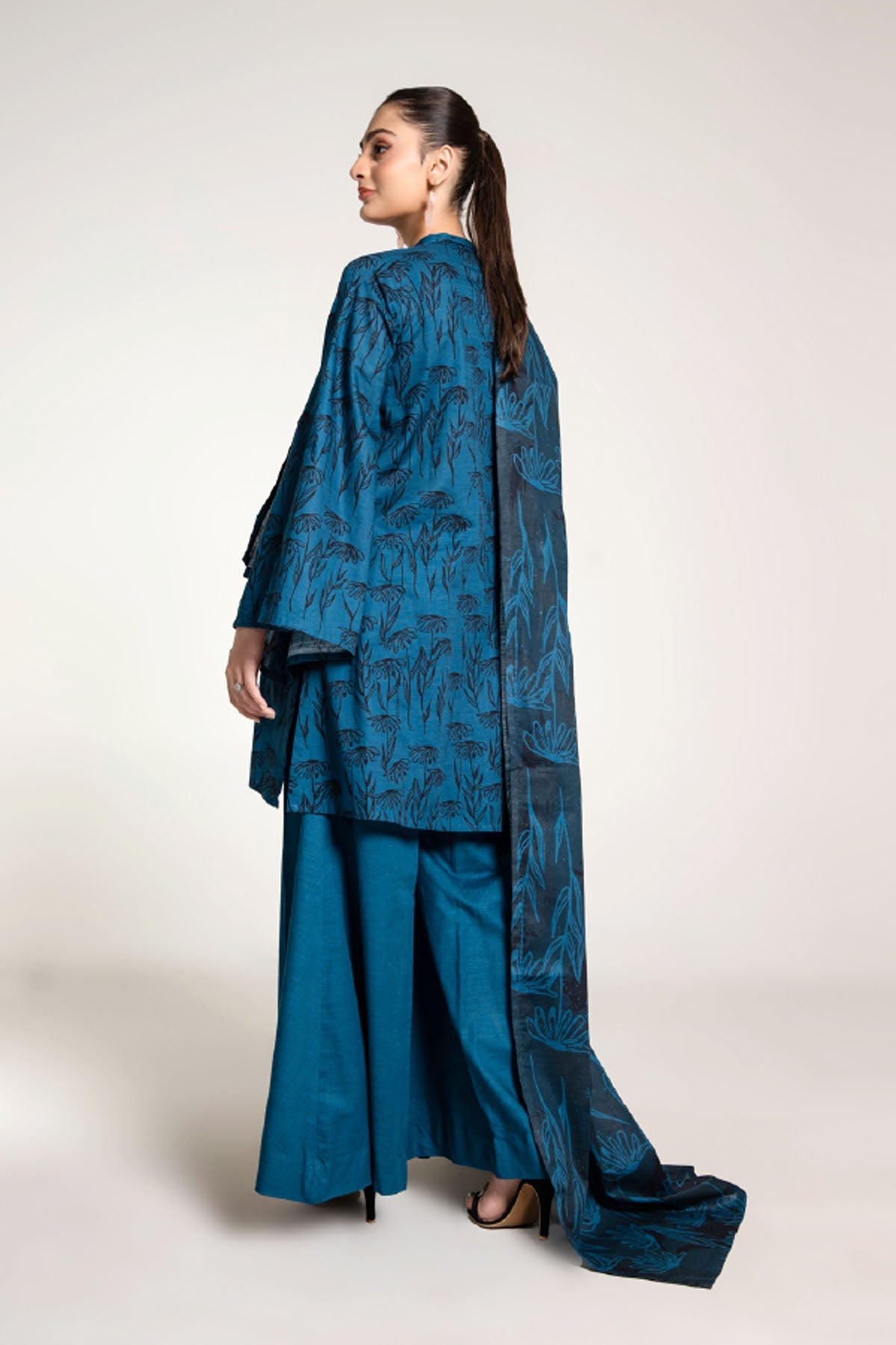 PRINTED SLUB KHADDAR 3 PCS