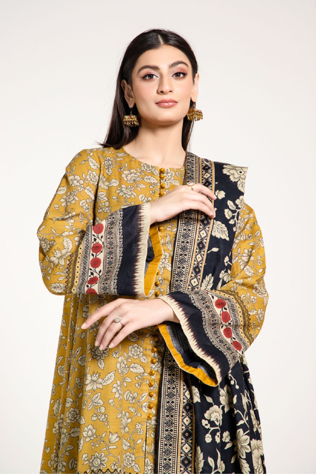 PRINTED SLUB KHADDAR 3 PCS