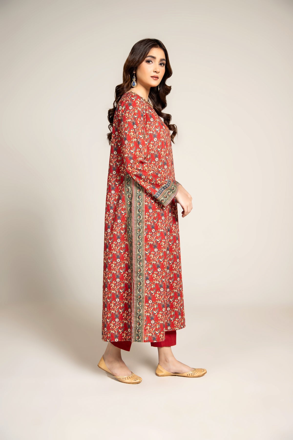 PRINTED SLUB KHADDAR 2 PCS (UNSTITCHED)