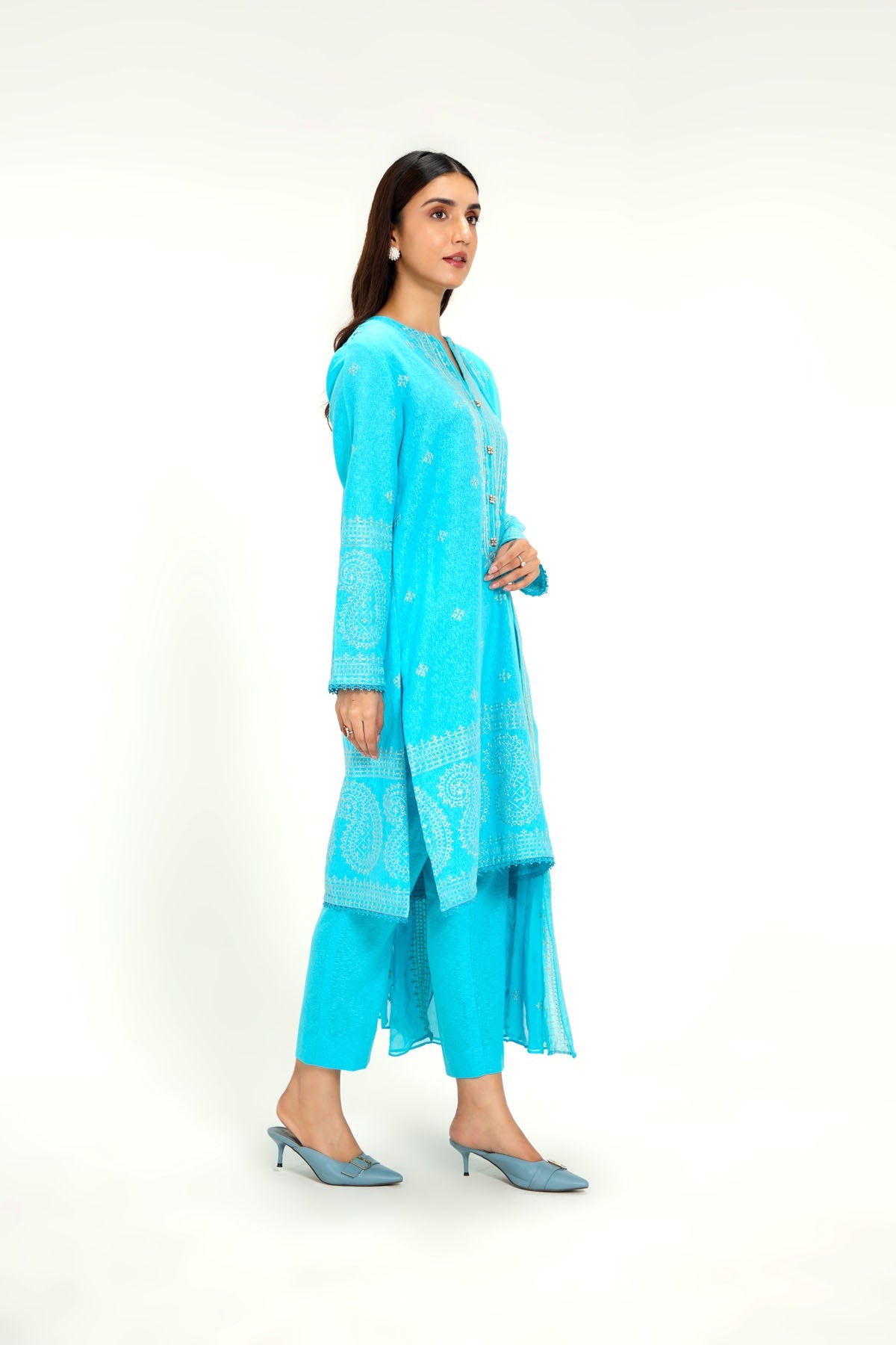 EMBROIDERED COTTON KARANDI 3 PCS (UNSTITCHED)