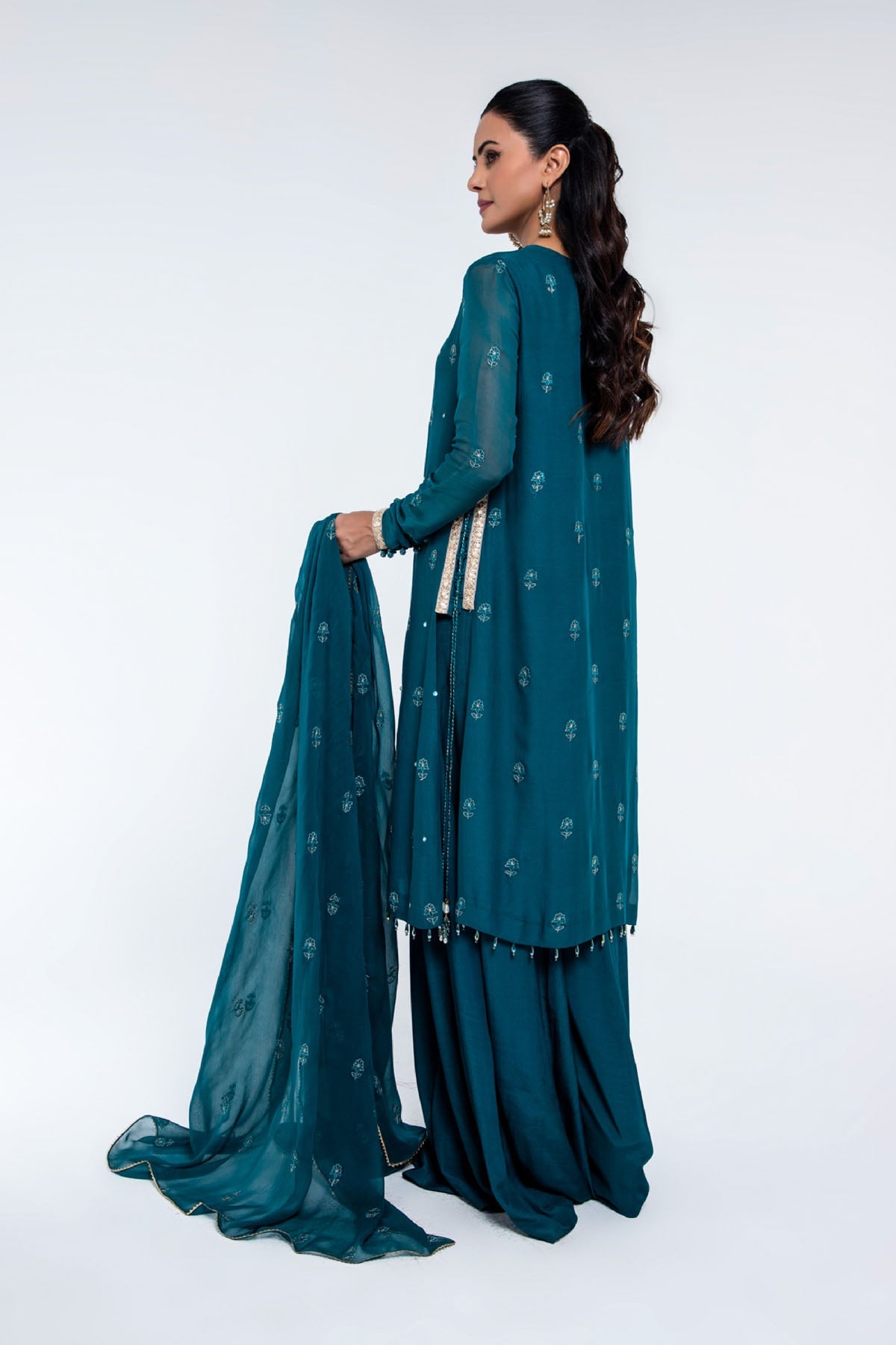 EMBROIDERED CHIFFON 3 PCS (UNSTITCHED)