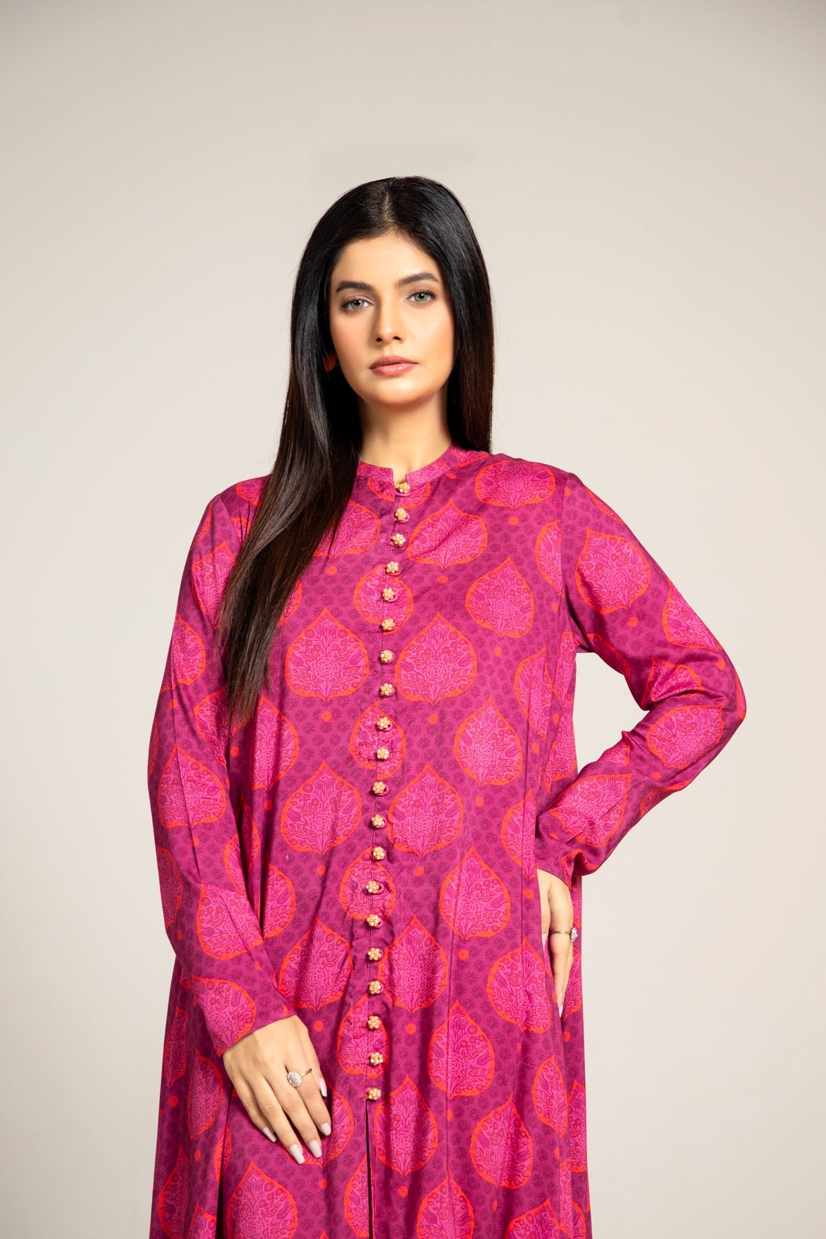 PRINTED LINEN 2 PCS (UNSTITCHED)
