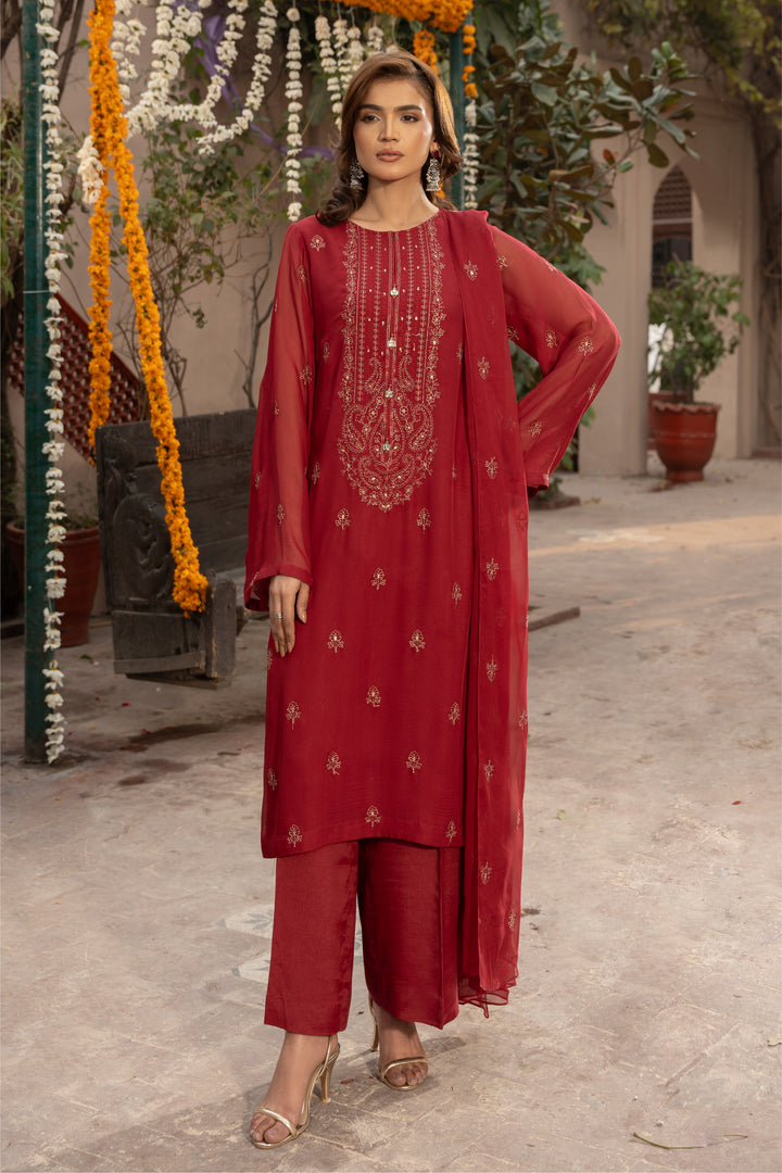 PRET EMBROIDERED CHIFFON 3 PCS