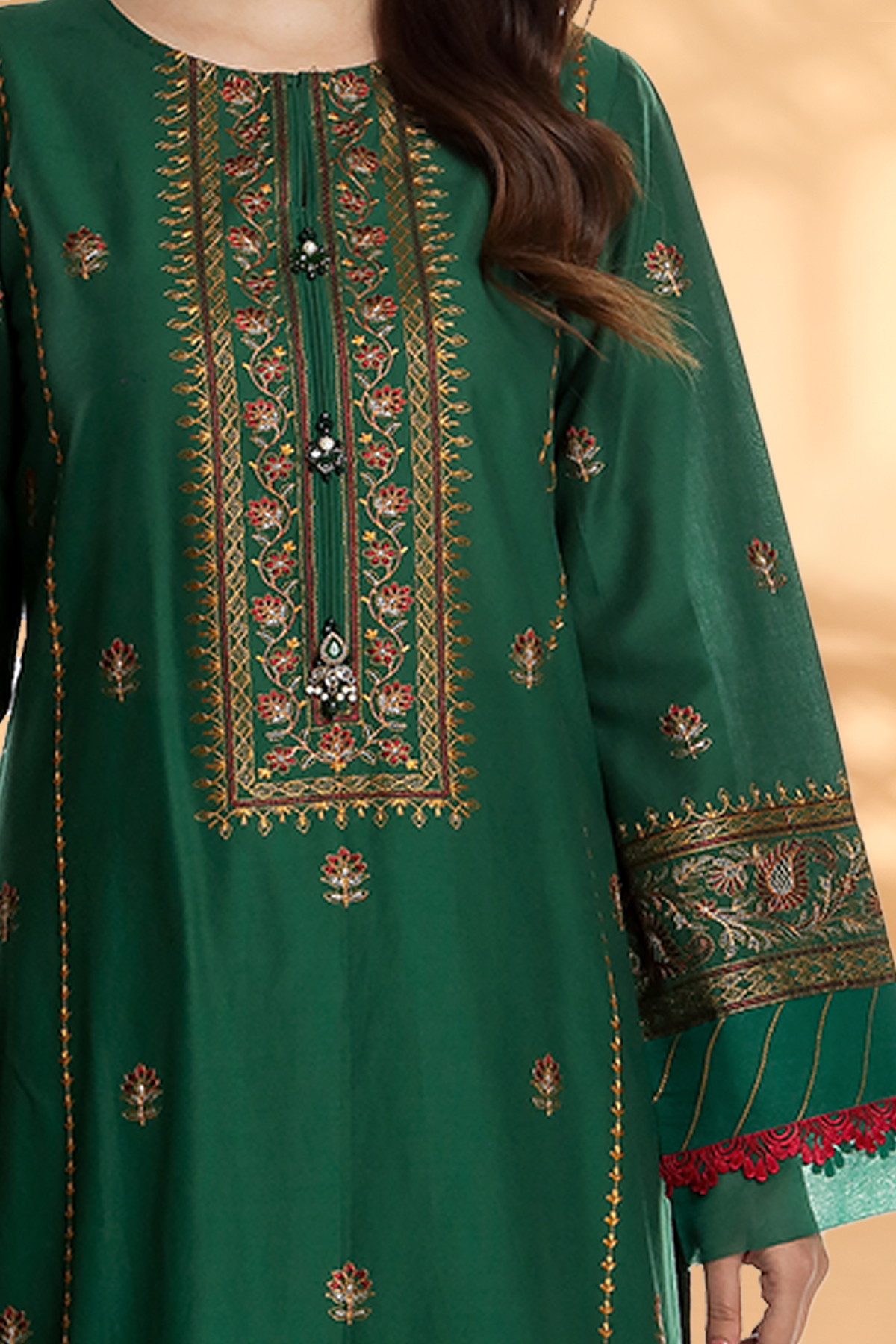 EMBROIDERED LAWN 3 PCS (UNSTITCHED)