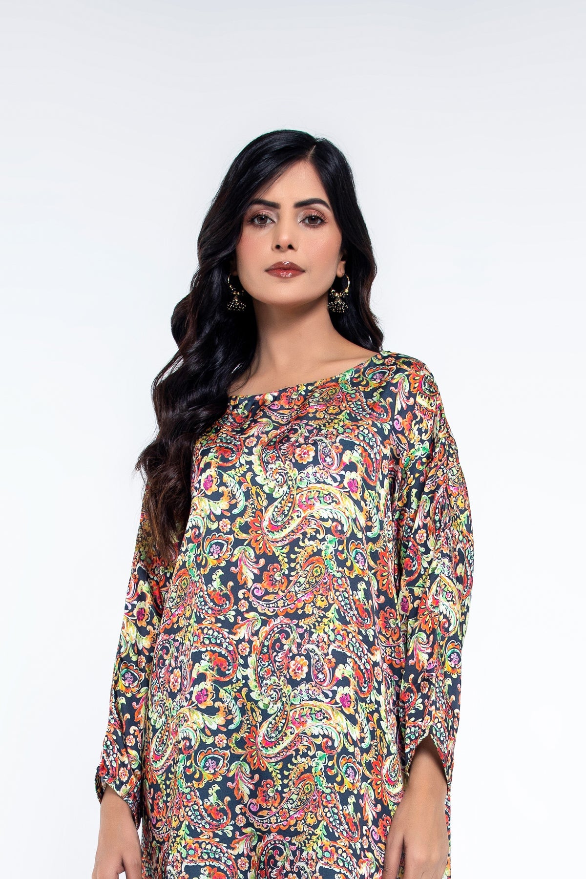 PRET PRINTED  SHAMOZ SILK  1 PCS