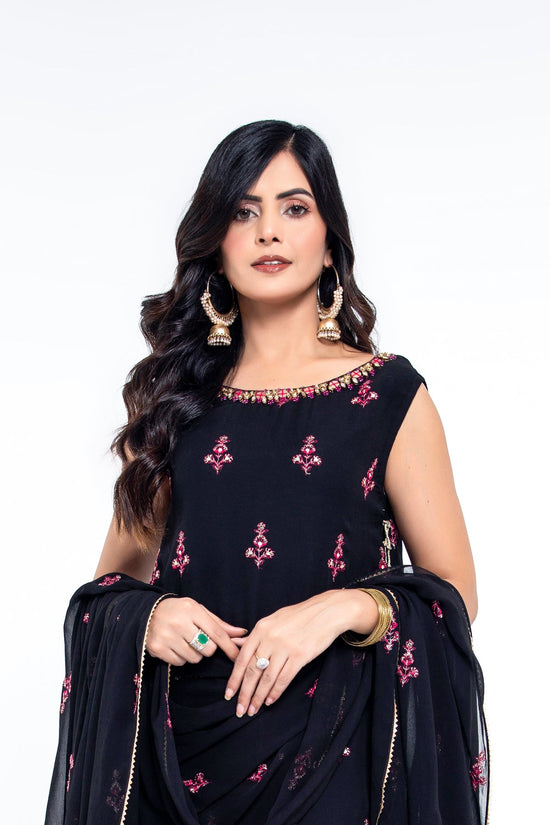 EMBROIDERED & EMBELISHED CHIFFON 2 PCS (UNSTITCHED)
