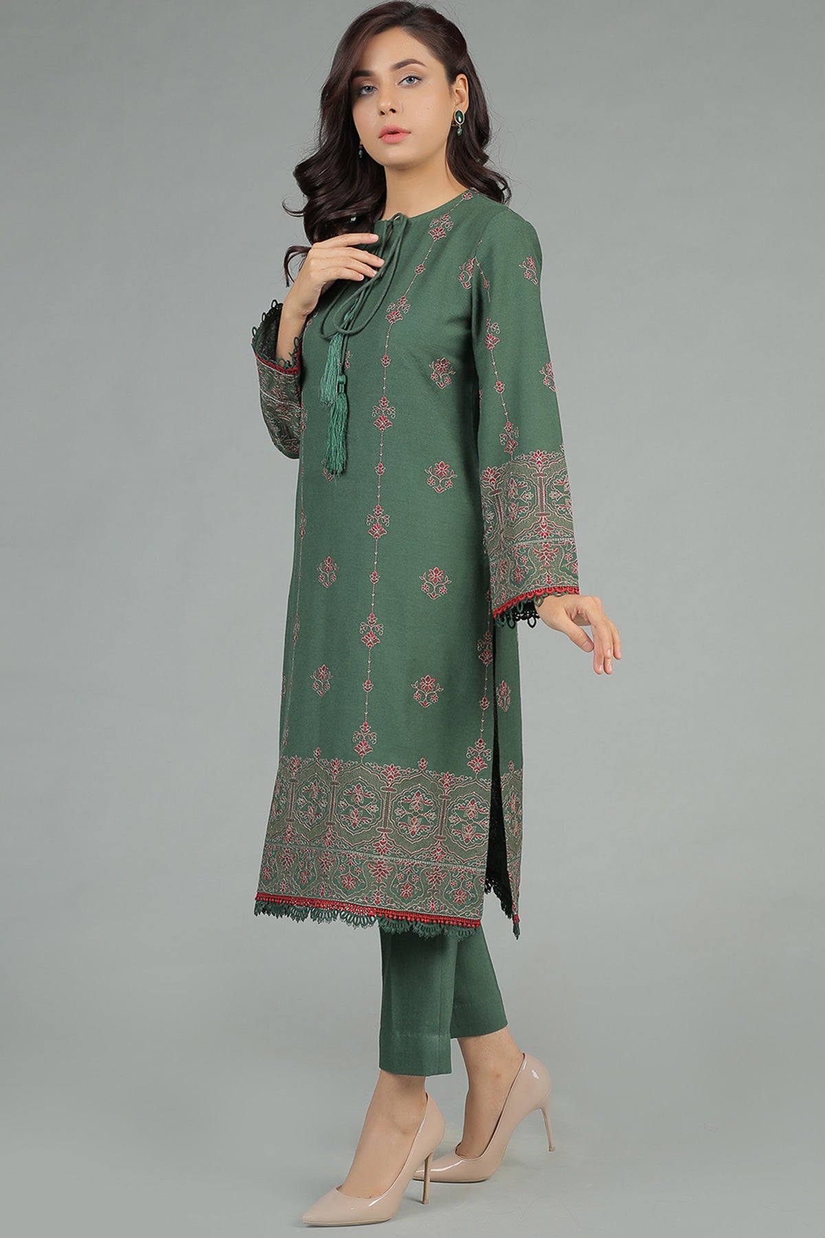 EMBROIDERED COTTON KARANDI 2PCS