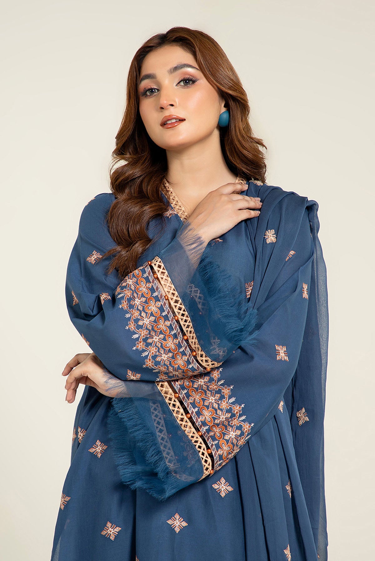 EMBROIDERED LAWN 3 PCS (UNSTITCHED)