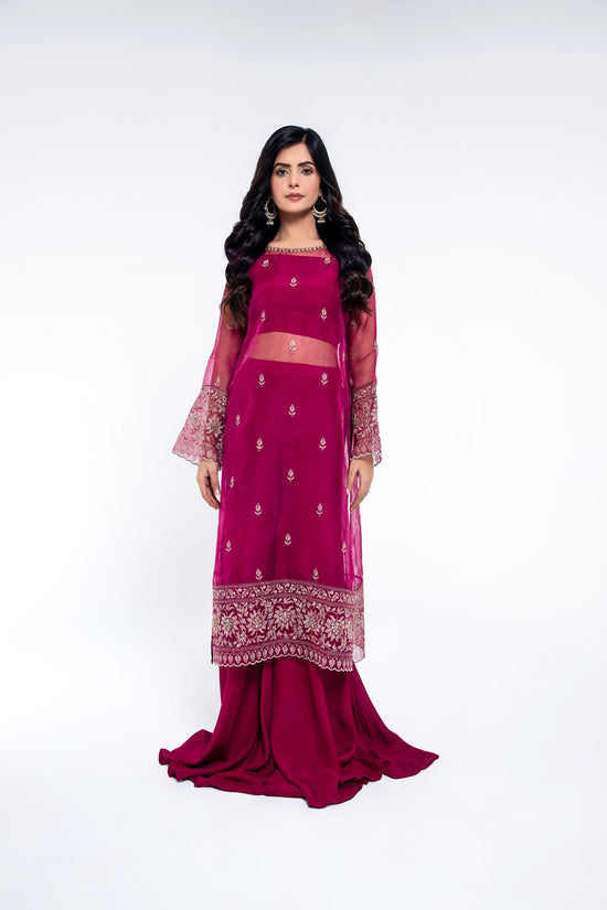 EMBROIDERED & EMBELISHED ORGANZA 2 PCS (UNSTITCHED)