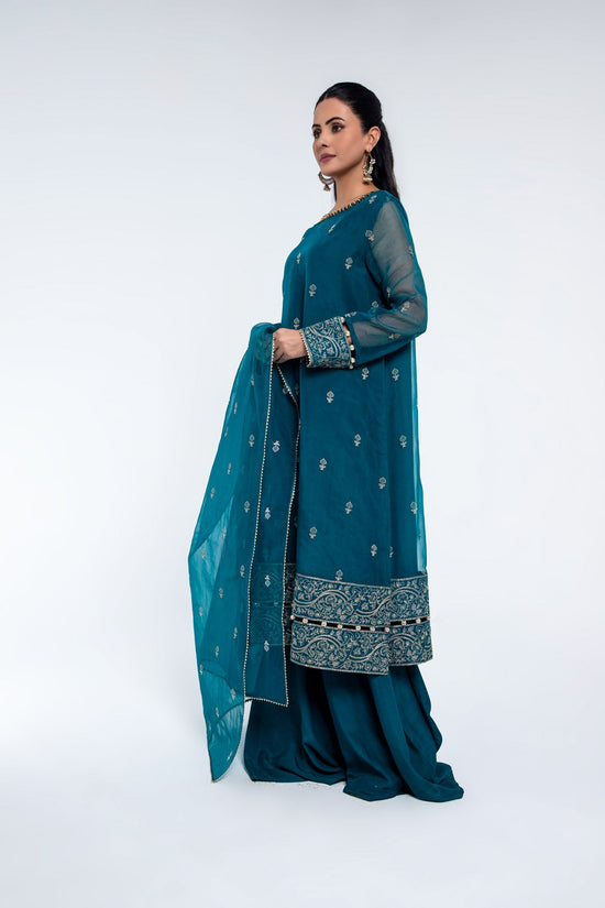 EMBROIDERED & EMBELISHED ORGANZA 2 PCS (UNSTITCHED)