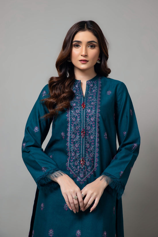EMBROIDERED SLUB KHADDAR 2 PCS (UNSTITCHED)