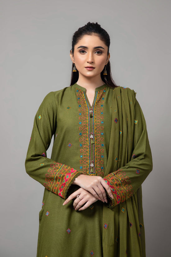 EMBROIDERED KARANDI LAWN 3 PCS (UNSTITCHED)