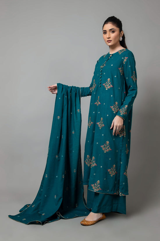 EMBROIDERED KARANDI LAWN 3 PCS (UNSTITCHED)