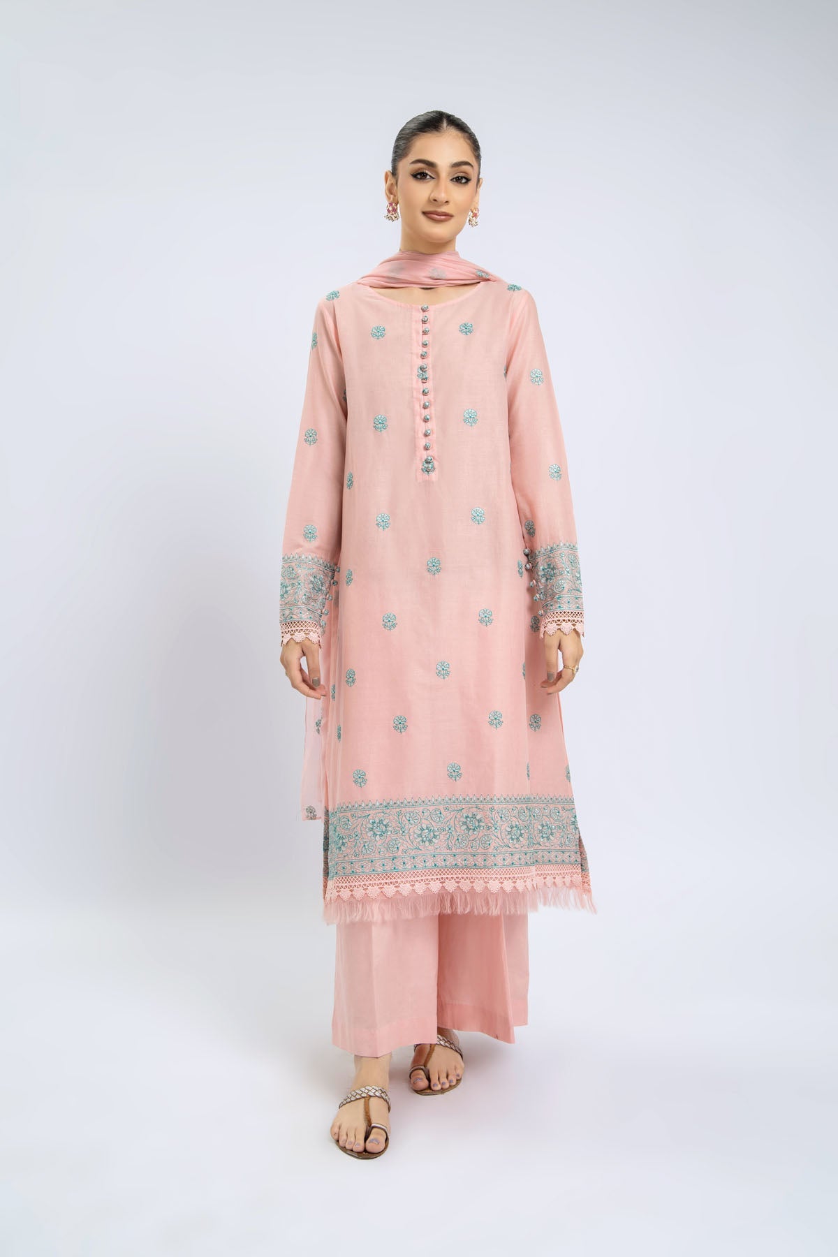 EMBROIDERED LAWN 3 PCS (UNSTITCHED)
