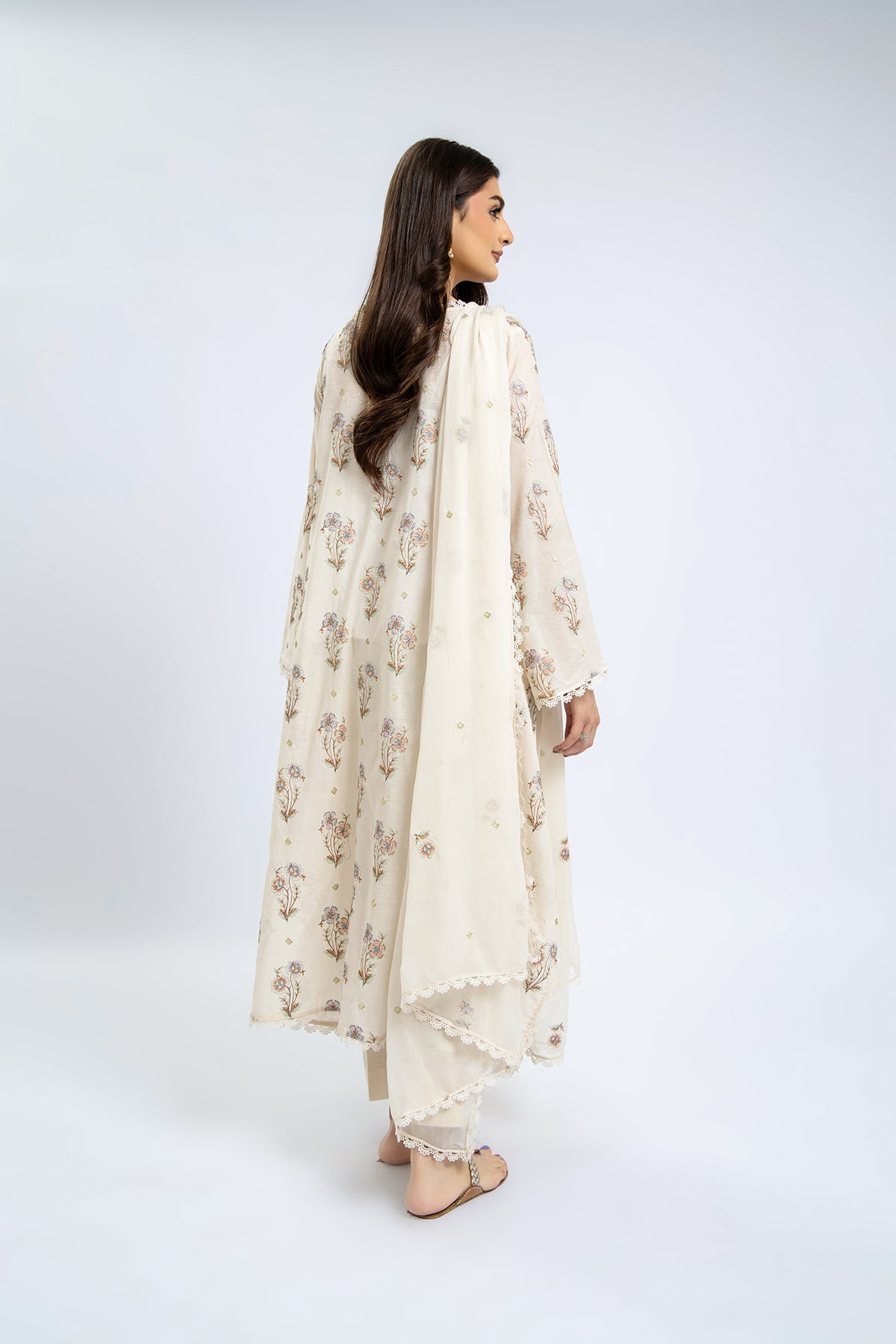 EMBROIDERED LAWN 3 PCS (UNSTITCHED)