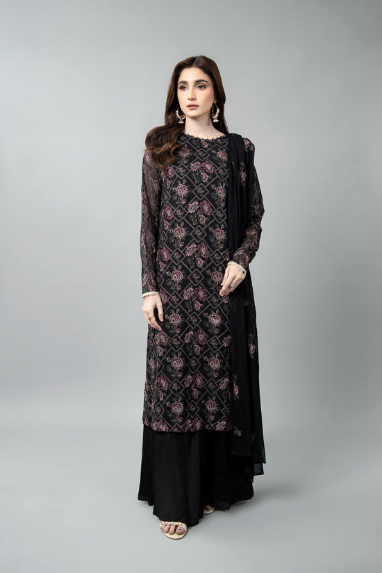 EMBROIDERED  CHIFFON 3 PCS (UNSTITCHED)
