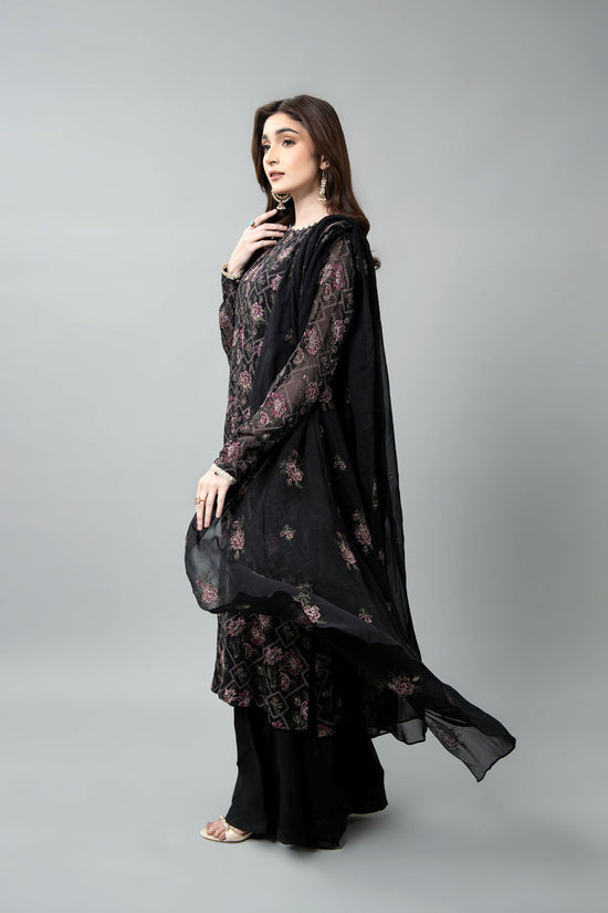 EMBROIDERED  CHIFFON 3 PCS (UNSTITCHED)