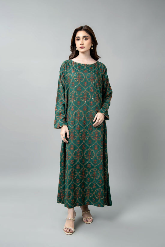 EMBROIDERED & EMBELISHED RAW SILK 2 PCS (UNSTITCHED)