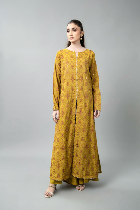 EMBROIDERED & EMBELISHED COTTON SILK 2 PCS (UNSTITCHED)