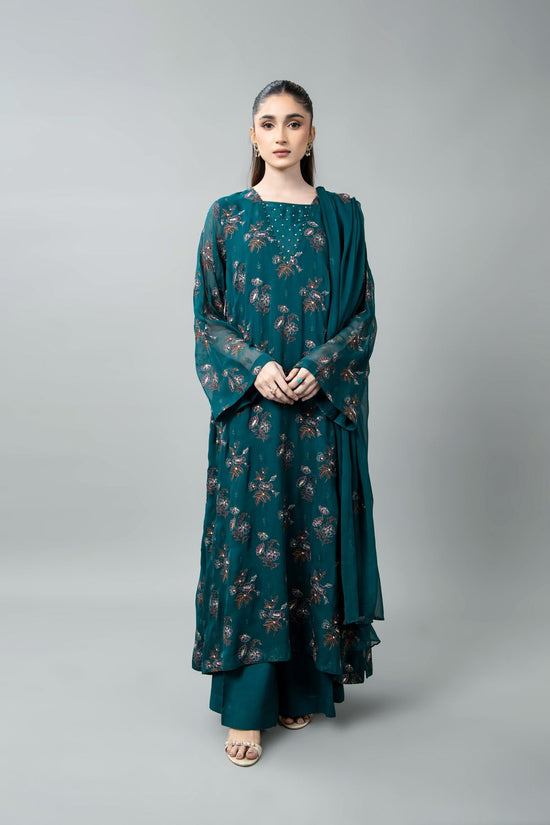 EMBROIDERED & EMBELISHED CHIFFON 3 PCS (UNSTITCHED)