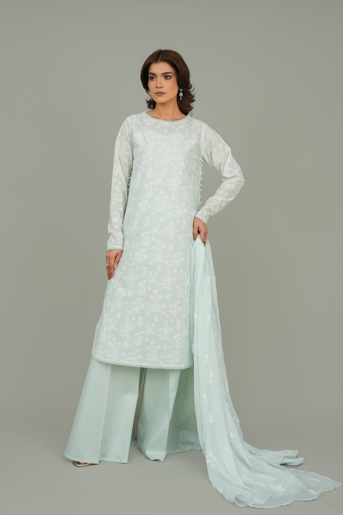 EMBROIDERED LAWN 3 PCS (UNSTITCHED)