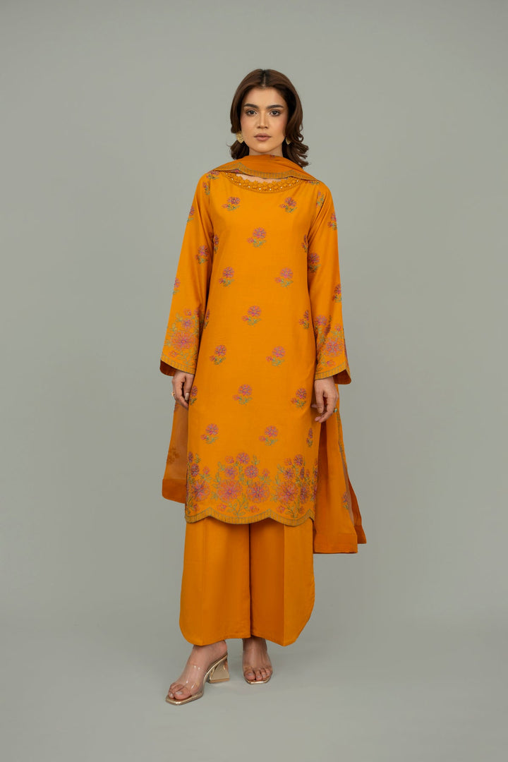 EMBROIDERED LAWN 3 PCS (UNSTITCHED)