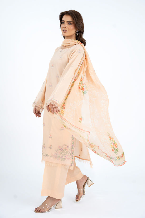 EMBROIDERED & PRINTED LAWN 3 PCS (UNSTITCHED)