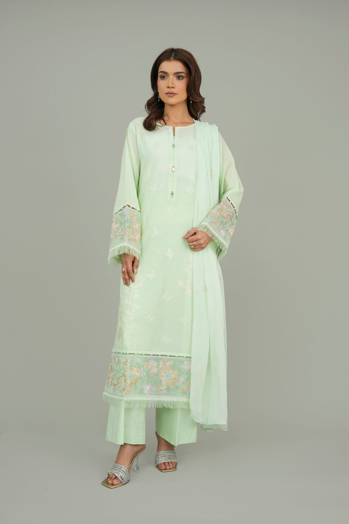 EMBROIDERED LAWN 3 PCS (UNSTITCHED)