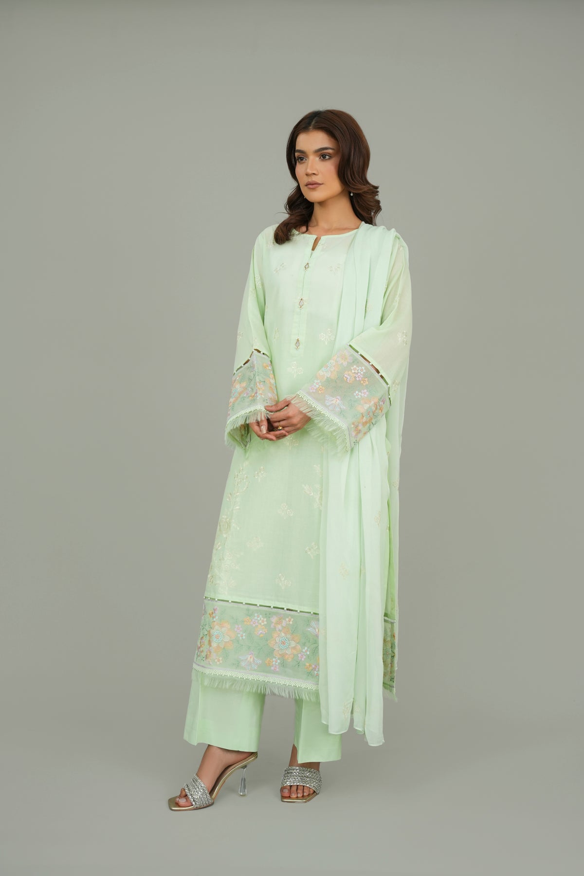 EMBROIDERED LAWN 3 PCS (UNSTITCHED)