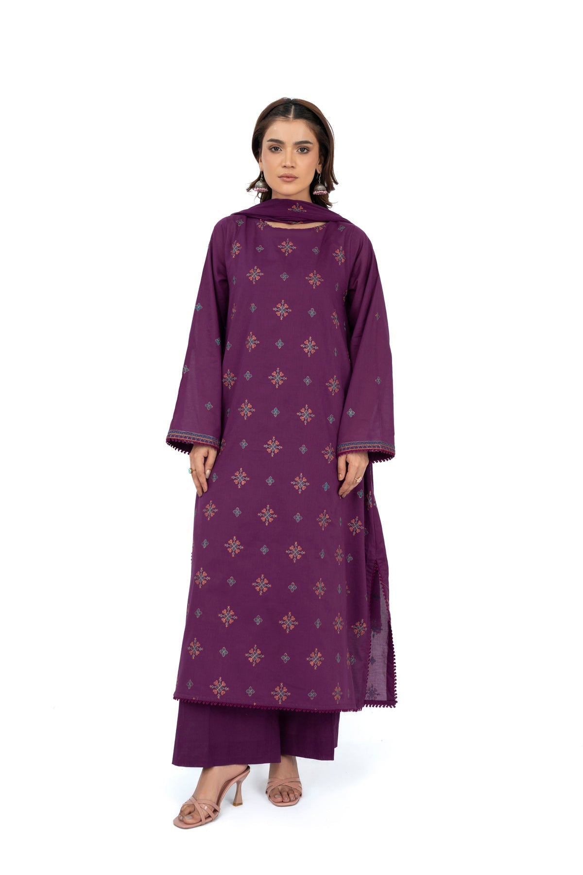 EMBROIDERED LAWN 3 PCS (UNSTITCHED)