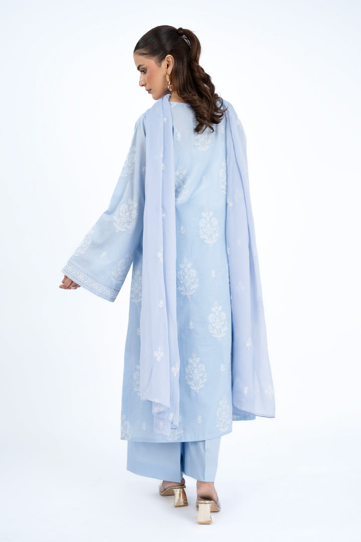 EMBROIDERED & EMBELISHED LAWN 3 PCS (UNSTITCHED)