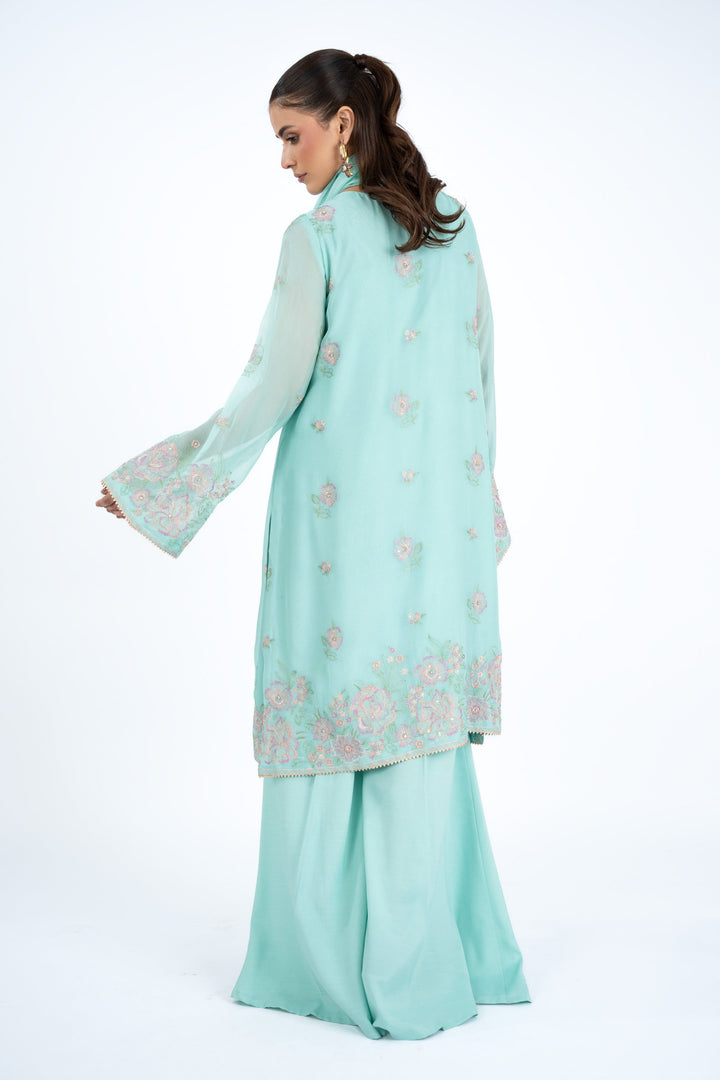 EMBROIDERED & EMBELISHED CHIFFON 3 PCS (UNSTITCHED)