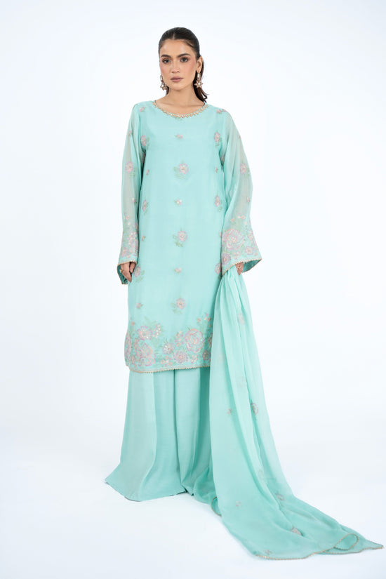 EMBROIDERED & EMBELISHED CHIFFON 3 PCS (UNSTITCHED)