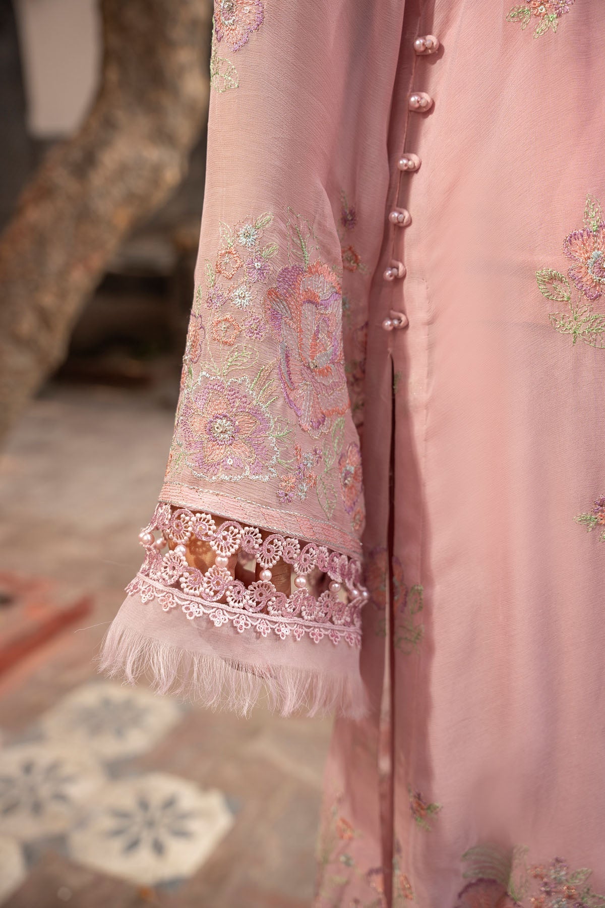 EMBROIDERED & EMBELISHED CHIFFON 3 PCS (UNSTITCHED)