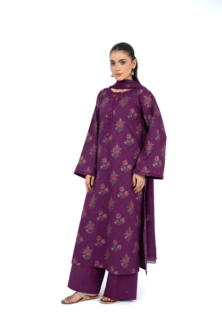 EMBROIDERED LAWN 3 PCS (UNSTITCHED)
