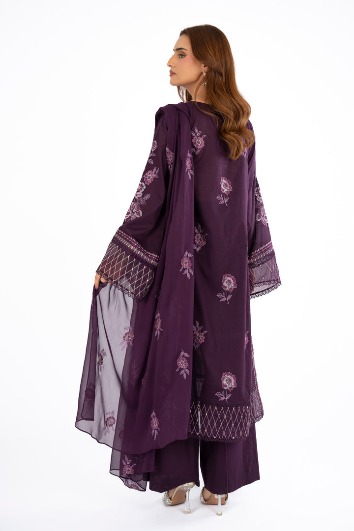 EMBROIDERED LAWN 3 PCS (UNSTITCHED)