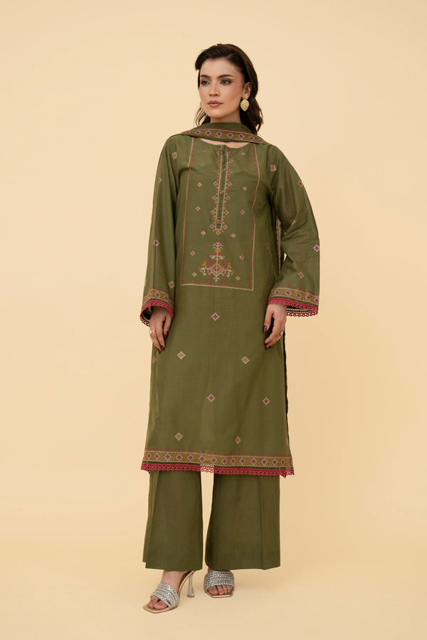 UNSTITCHED-EMBROIDERED